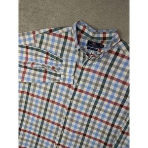 Vineyard Vines Murray Shirt Mens XL Slim Fit Plaid Checkered Button Down
